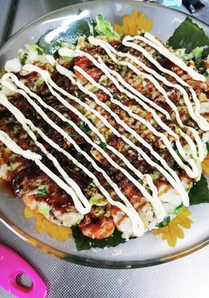 山芋鉄板風お好み焼き-レシピのメイン写真