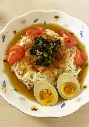 赤しそを活用！さっぱり冷やしそうめん-レシピのメイン写真