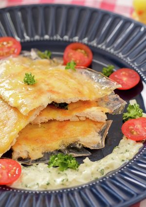 ほぐしサラダチキンで作るミルフィーユ-レシピのメイン写真