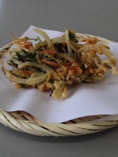 塩こんぶ入りかき揚げ-レシピのメイン写真