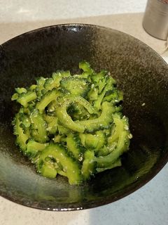 ごはんがすすむ!ゴーヤの塩にんにく炒め-レシピのメイン写真
