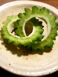 簡単なゴーヤの飾り切り-レシピのメイン写真