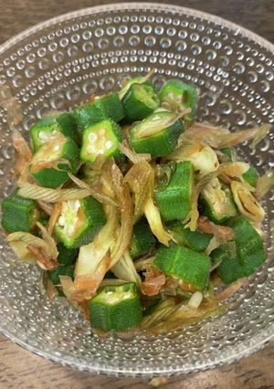 オクラと茗荷のおかか和え『何食べ』#6-レシピのメイン写真