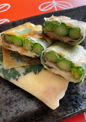味付けなし★アスパラベーコン春巻き-レシピのメイン写真