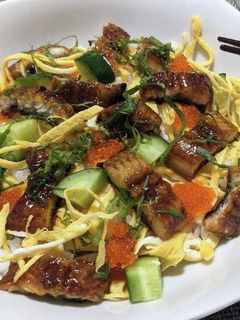 鰻のばらちらし-レシピのメイン写真