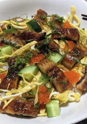 鰻のばらちらし-レシピのメイン写真