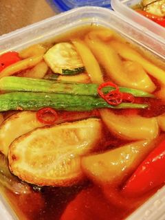 【常備菜】夏野菜の焼き浸し-レシピのメイン写真