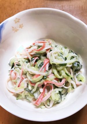 きゅうりとカニカマサラダ-レシピのメイン写真