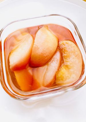 ポリ袋で簡単★桃のコンポート-レシピのメイン写真