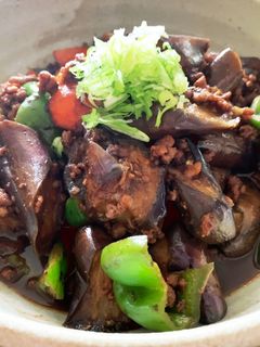 茄子とピーマンのナンチャッテ肉味噌炒め-レシピのメイン写真