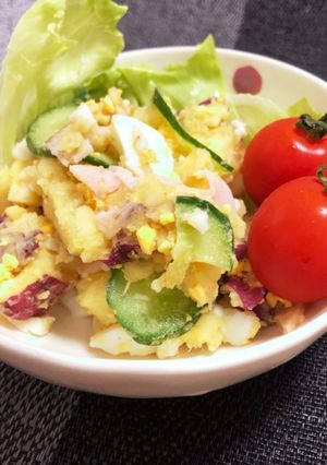 さつまいもの胡麻ドレサラダ-レシピのメイン写真