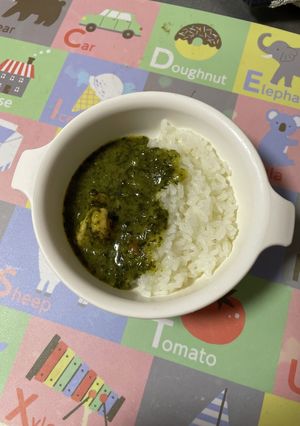 簡単!ほうれん草カレー(幼児食に)-レシピのメイン写真