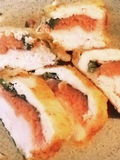 美味♪簡単!ササミの明太子と大葉包み揚げ-レシピのメイン写真