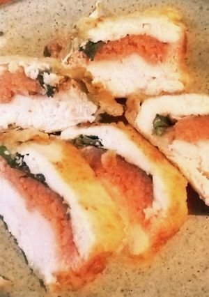 美味♪簡単！ササミの明太子と大葉包み揚げ-レシピのメイン写真