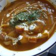 豆まめいっぱい茄子とトマトのカレースープ