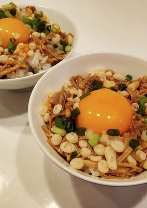 長男が好きなTKG☆なめ茸卵かけご飯-レシピのメイン写真
