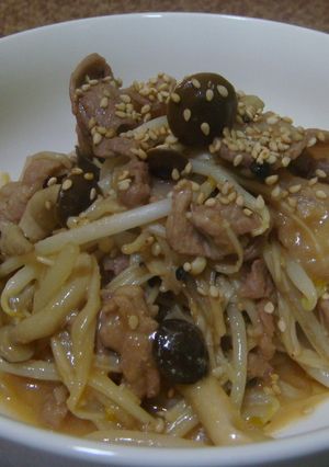 ご飯がすすむ♪きのこと豚肉の味噌炒め-レシピのメイン写真