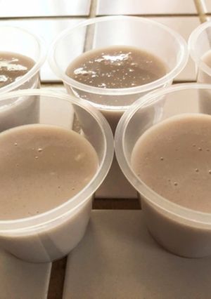 プラムシロップの牛乳ゼリー-レシピのメイン写真