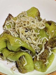 万願寺唐辛子とちりめんじゃこの炒め煮-レシピのメイン写真