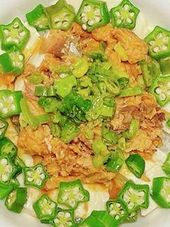 お手軽サバみそ豆腐丼-レシピのメイン写真