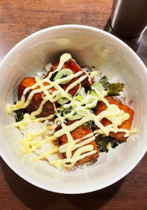 照り焼きマヨネーズ 揚げ豆腐丼-レシピのメイン写真