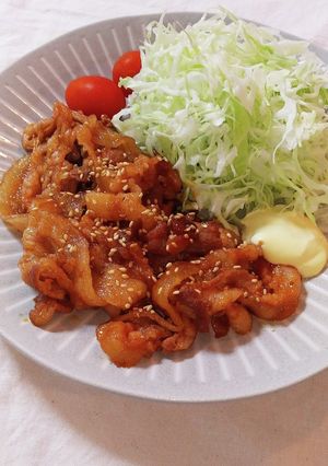 韓国風焼肉　ヤンニョム豚カルビ風-レシピのメイン写真