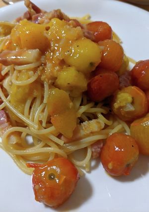 ミニトマトのパスタ-レシピのメイン写真