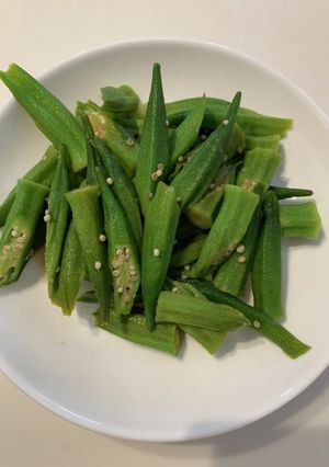 ホットクック　簡単で時短　オクラの炒め物-レシピのメイン写真