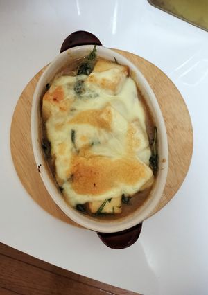 厚揚げと水菜の味噌チーズグリル焼き-レシピのメイン写真