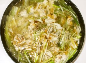 長ネギ中華スープ♪簡単夏風邪の食養生-レシピのメイン写真