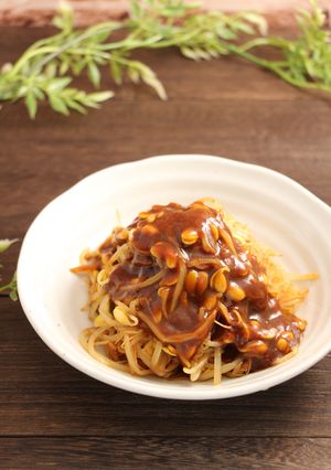 レンジで簡単！無限もやし　中華風-レシピのメイン写真