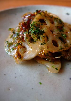 【話題】蓮根の青海苔おかか和え-レシピのメイン写真