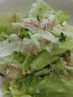 レタスとセロリのツナサラダ♪-レシピのメイン写真