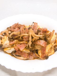 豆腐ときのこのバター醤油炒め-レシピのメイン写真