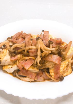 豆腐ときのこのバター醤油炒め-レシピのメイン写真