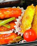 簡単♪ウインナーいんげんのケチャップ焼き