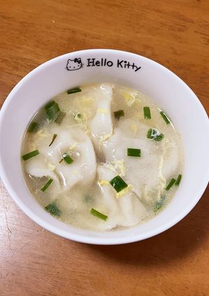 水餃子の卵スープ-レシピのメイン写真