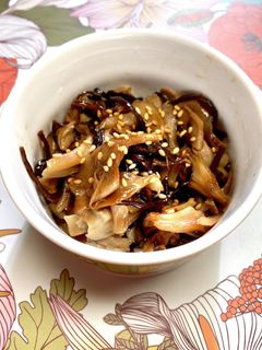 舞茸と塩昆布の胡麻油和え-レシピのメイン写真