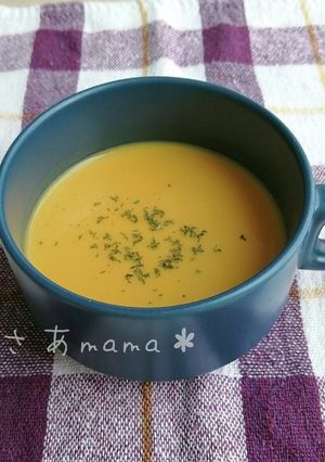 免疫力アップ♡簡単♪かぼちゃスープ-レシピのメイン写真