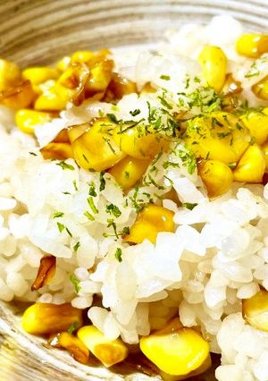 焼きとうもろこしの混ぜご飯-レシピのメイン写真