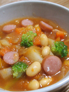 大豆と野菜のトマトジュース煮込み-レシピのメイン写真