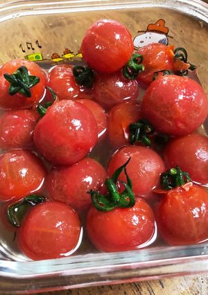 レモン果汁と蜂蜜のミニトマト漬け-レシピのメイン写真