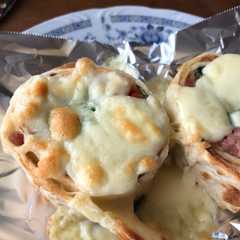A picture of コストコのハイローラーを焼きてみました｡.