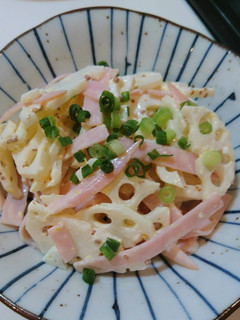 簡単!シャキシャキ♪無限れんこん&ハム♪-レシピのメイン写真