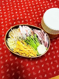 冷やし中華弁当(つけ麺タイプ)-レシピのメイン写真
