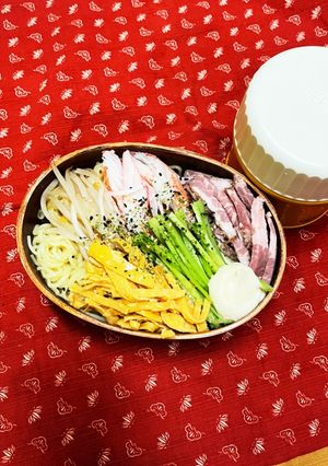 冷やし中華弁当(つけ麺タイプ)-レシピのメイン写真