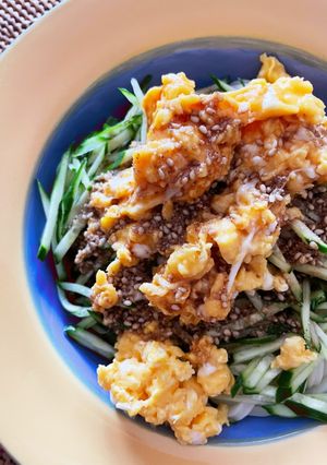 たまごと胡瓜の和え麺-レシピのメイン写真