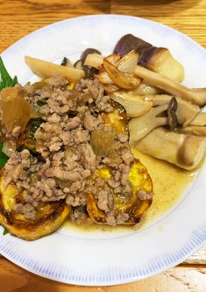 ズッキーニのそぼろあんかけ-レシピのメイン写真