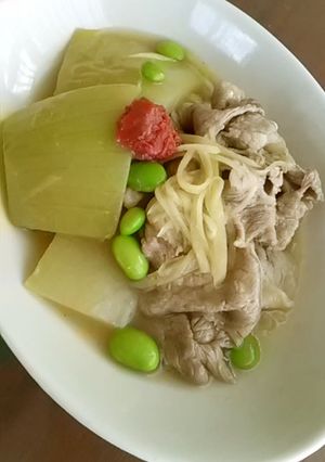 冬瓜とつるつる豚肉の煮物 真夏編-レシピのメイン写真