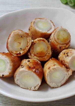 白ネギの肉巻き【JA福井県】-レシピのメイン写真